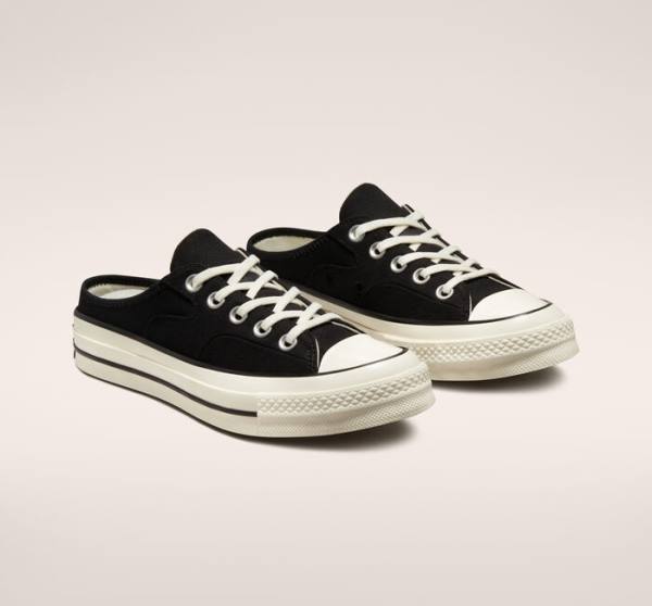 Tenisi Low Top Converse Chuck 70 Mule Negrii | CV-865IEQ