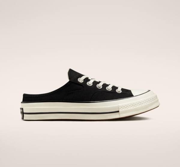 Tenisi Low Top Converse Chuck 70 Mule Negrii | CV-865IEQ