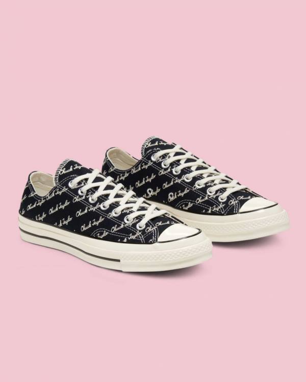 Tenisi Low Top Converse Chuck 70 Signature Negrii | CV-145IEP