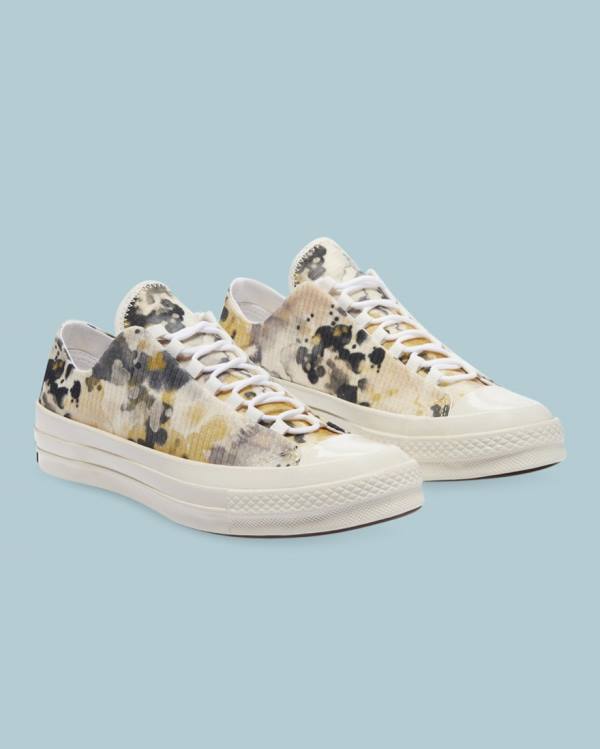 Tenisi Low Top Converse Chuck 70 Summer Fest Ripstop Negrii Bej | CV-314XNT