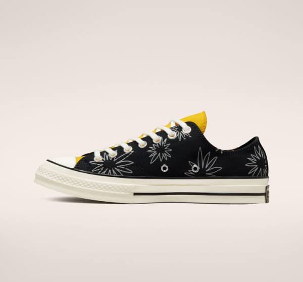 Tenisi Low Top Converse Chuck 70 Sunny Floral Negrii | CV-109JBD