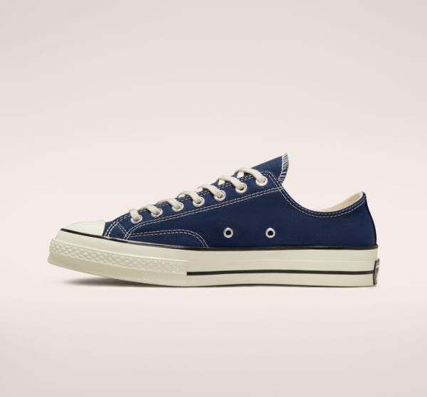 Tenisi Low Top Converse Chuck 70 Tonal Polyester Bleumarin Negrii | CV-785SGY