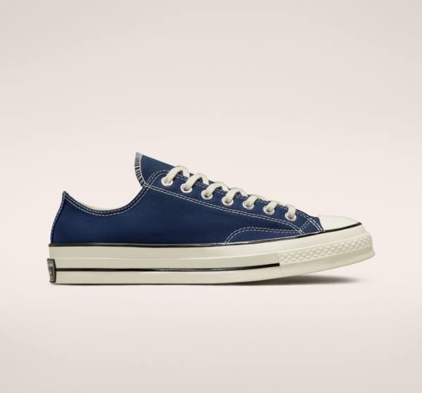 Tenisi Low Top Converse Chuck 70 Tonal Polyester Bleumarin Negrii | CV-785SGY