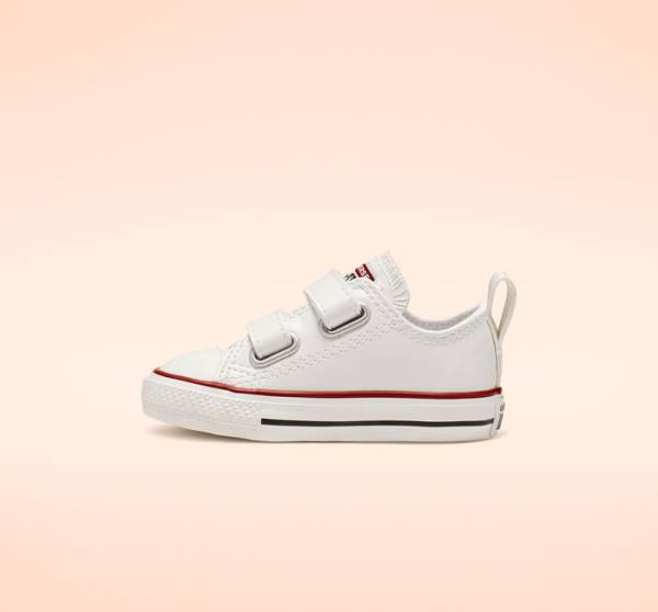 Tenisi Low Top Converse Chuck Taylor All Star Easy-On Piele Albi | CV-068NEG