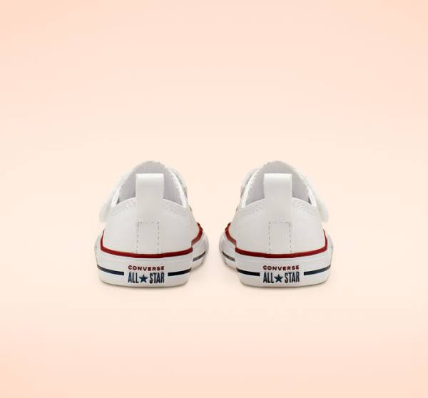 Tenisi Low Top Converse Chuck Taylor All Star Easy-On Piele Albi | CV-068NEG