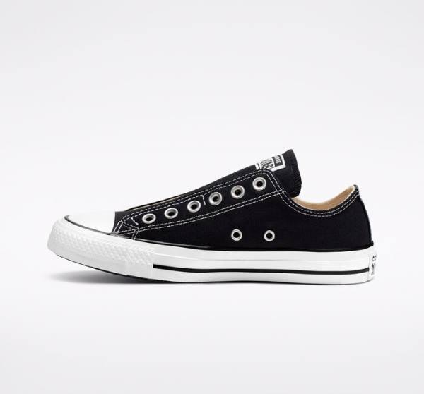 Tenisi Low Top Converse Chuck Taylor All Star Slip Negrii Albi | CV-126OGA