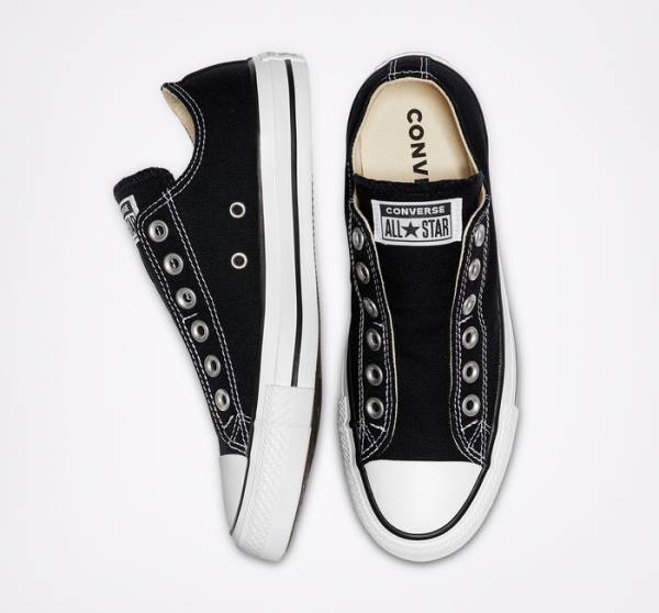 Tenisi Low Top Converse Chuck Taylor All Star Slip Negrii Albi | CV-126OGA