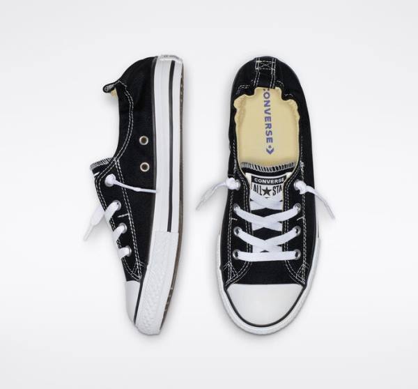 Tenisi Low Top Converse Chuck Taylor All Star Shoreline Slip Negrii | CV-128HUB