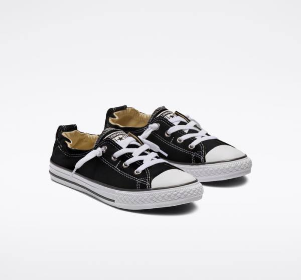 Tenisi Low Top Converse Chuck Taylor All Star Shoreline Slip Negrii | CV-128HUB