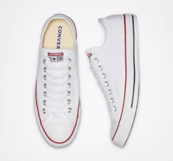 Tenisi Low Top Converse Chuck Taylor All Star Clasici Albi | CV-170AKP