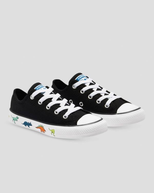 Tenisi Low Top Converse Chuck Taylor All Star Dinoverse Negrii | CV-170QSB