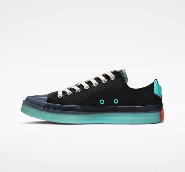 Tenisi Low Top Converse Chuck Taylor All Star CX Stretch Panza Negrii Turcoaz | CV-193GMJ