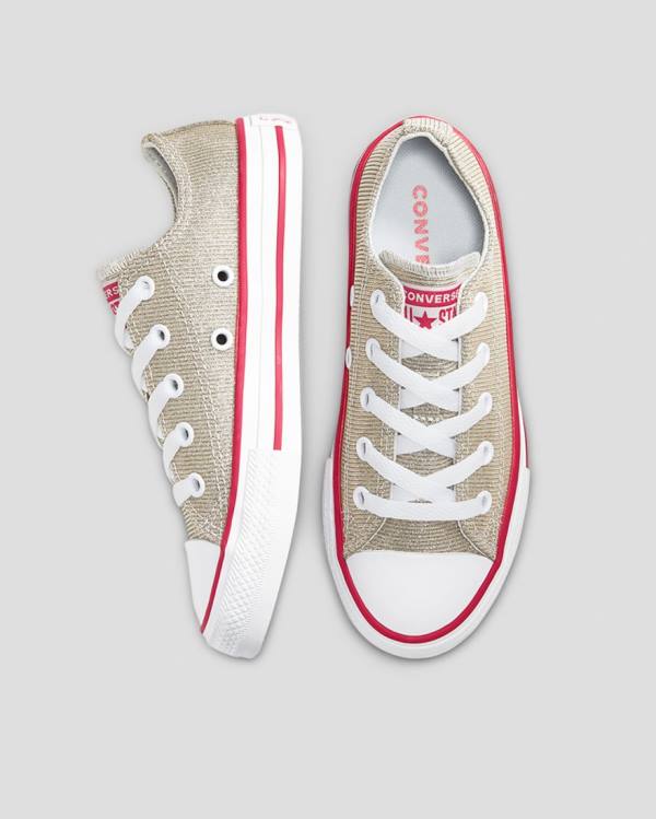 Tenisi Low Top Converse Chuck Taylor All Star Glitter Textil Maro | CV-254WYD