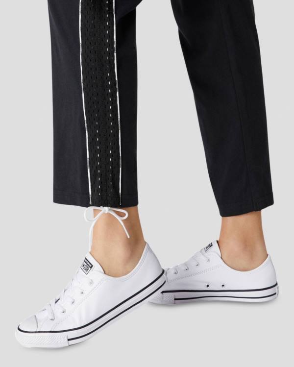 Tenisi Low Top Converse Chuck Taylor All Star Dainty Piele Albi | CV-310JAV