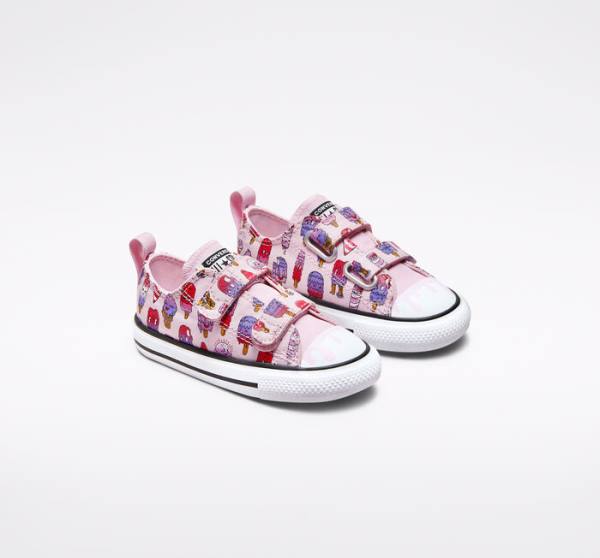 Tenisi Low Top Converse Chuck Taylor All Star Easy-On Frozen Treats Roz Roz | CV-347NRE