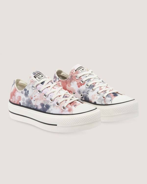 Tenisi Low Top Converse Chuck Taylor All Star Lift Festival Gri Roz | CV-351PDG