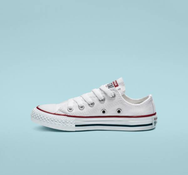 Tenisi Low Top Converse Chuck Taylor All Star Optical White Albi | CV-456NPK