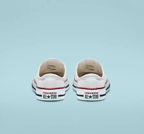 Tenisi Low Top Converse Chuck Taylor All Star Optical White Albi | CV-456NPK