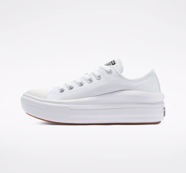 Tenisi Low Top Converse Chuck Taylor All Star Move Platforma Albi Albi Albi | CV-480OUC