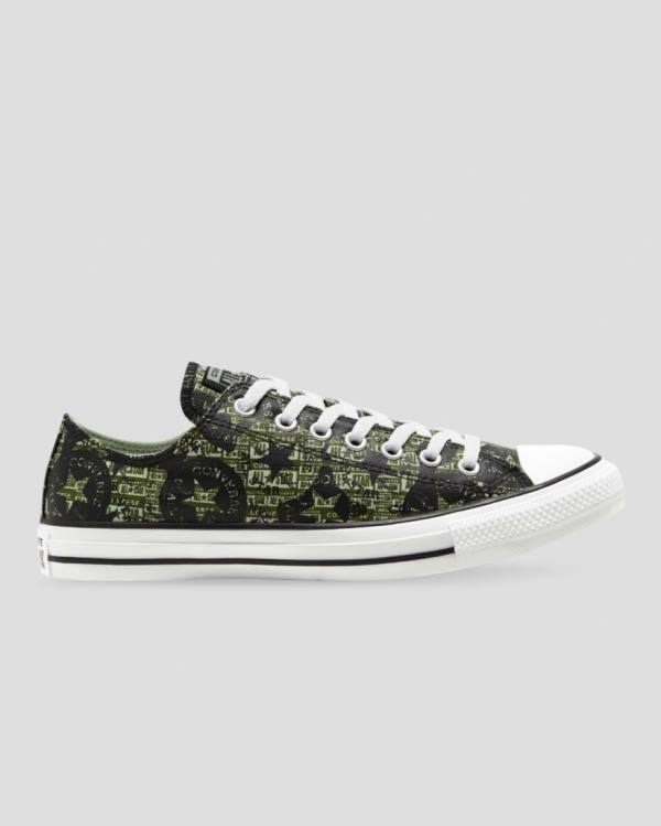 Tenisi Low Top Converse Chuck Taylor All Star Logo Replay Negrii | CV-521YMX