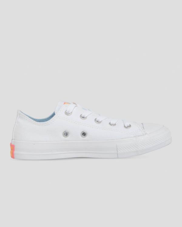 Tenisi Low Top Converse Chuck Taylor All Star Sunny Side Print Albi | CV-619SZK