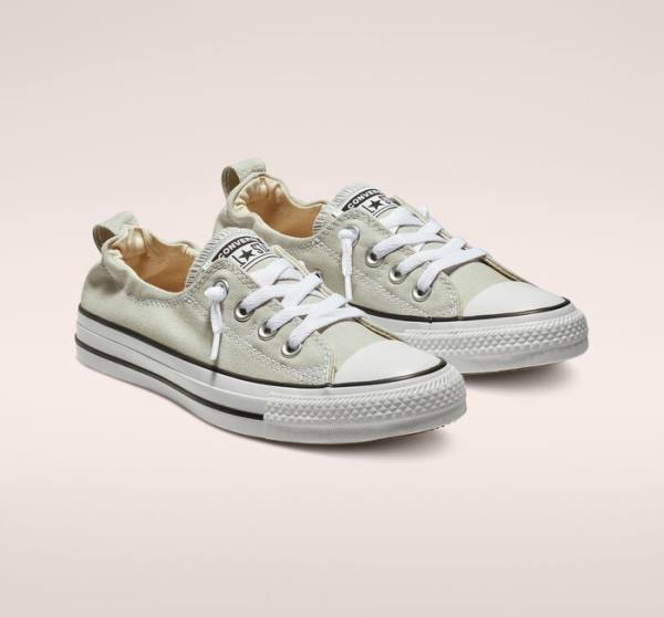 Tenisi Low Top Converse Chuck Taylor All Star Shoreline Cloud Gray Slip On Gri | CV-627HVY