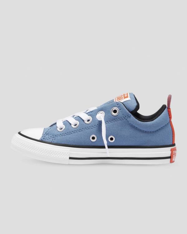 Tenisi Low Top Converse Chuck Taylor All Star Strada Slip Albastri | CV-726UQY