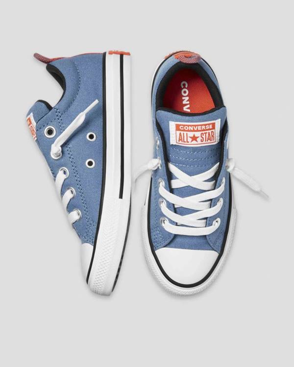 Tenisi Low Top Converse Chuck Taylor All Star Strada Slip Albastri | CV-726UQY