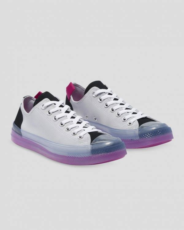 Tenisi Low Top Converse Chuck Taylor All Star CX Colour Blocked Albi Negrii | CV-801BKJ