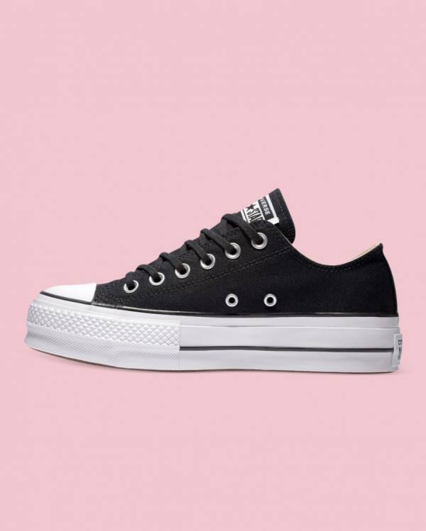 Tenisi Low Top Converse Chuck Taylor All Star Panza Lift Negrii | CV-814QKL