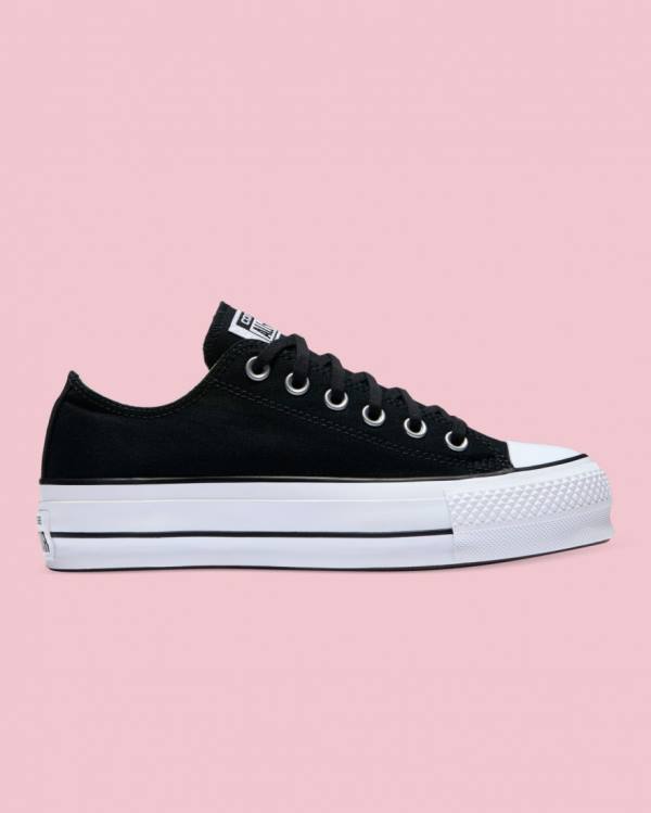 Tenisi Low Top Converse Chuck Taylor All Star Panza Lift Negrii | CV-814QKL