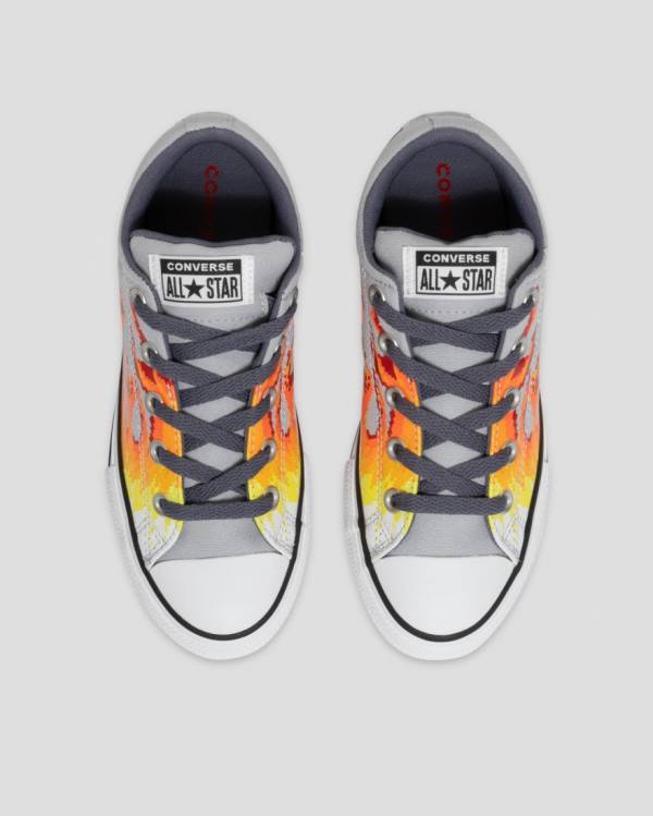 Tenisi Low Top Converse Chuck Taylor All Star Strada Digi Flame Gri Galbeni | CV-965HBX