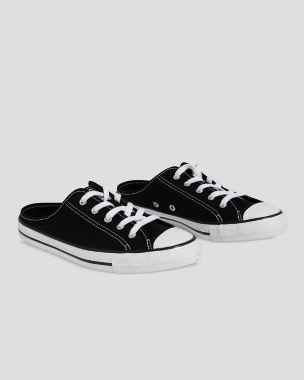 Tenisi Low Top Converse Chuck Taylor Dainty Mule Slip Negrii | CV-264HEU