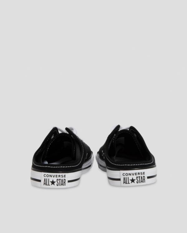 Tenisi Low Top Converse Chuck Taylor Dainty Mule Slip Negrii | CV-264HEU