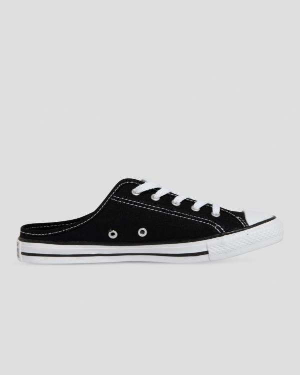 Tenisi Low Top Converse Chuck Taylor Dainty Mule Slip Negrii | CV-264HEU