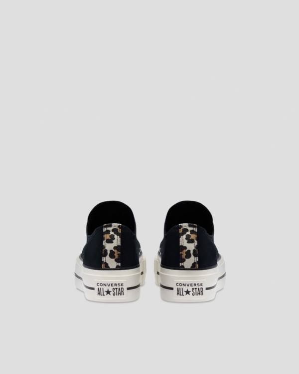 Tenisi Low Top Converse Chuck Taylor Lift Archive Print Platforma Negrii | CV-945HFK