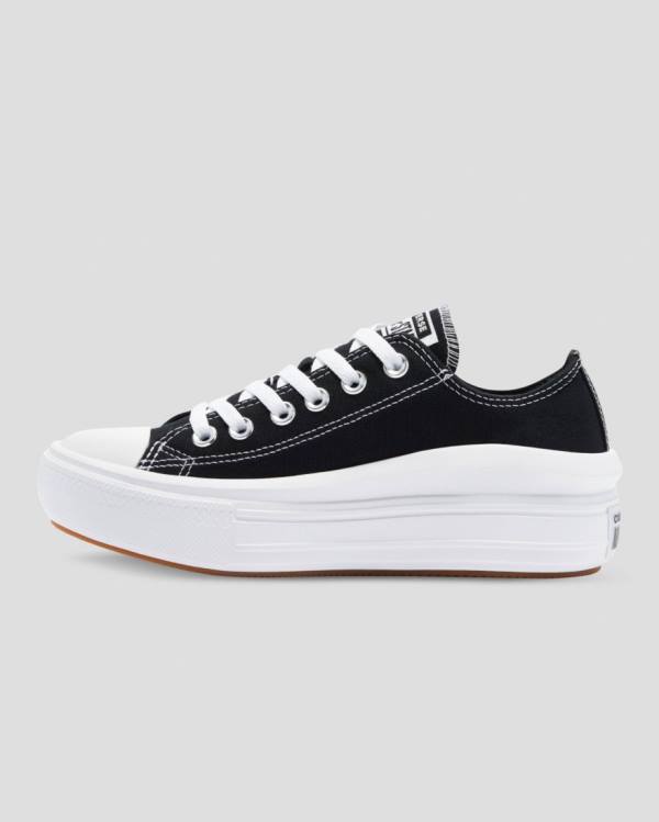 Tenisi Low Top Converse Chuck Taylor Move Platforma Negrii | CV-358WPV