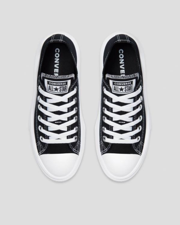 Tenisi Low Top Converse Chuck Taylor Move Platforma Negrii | CV-358WPV