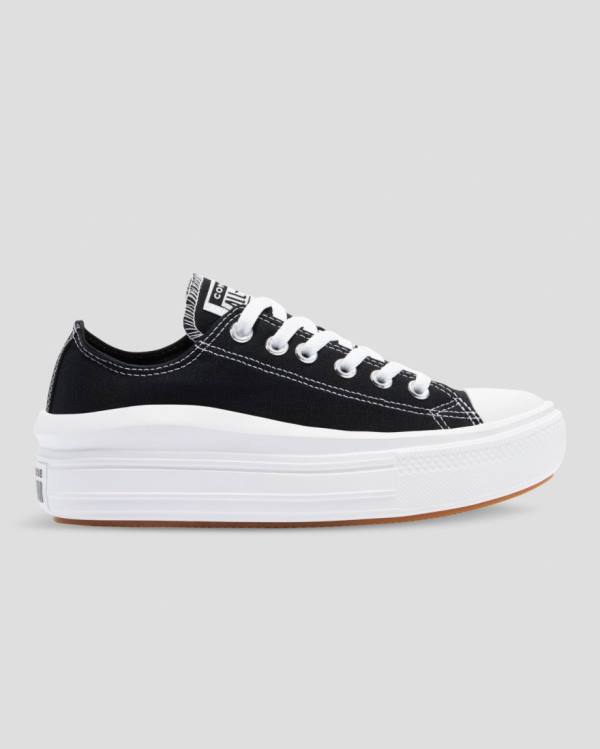 Tenisi Low Top Converse Chuck Taylor Move Platforma Negrii | CV-358WPV