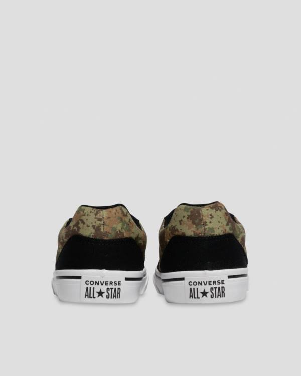 Tenisi Low Top Converse El Distrito Mix And Match Negrii Camuflaj | CV-945BLH