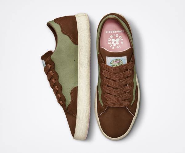 Tenisi Low Top Converse GOLF le FLEUR GLF 2.0 Verzi Albi | CV-287HEA