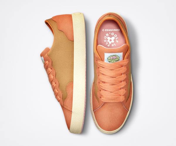 Tenisi Low Top Converse GOLF le FLEUR GLF 2.0 Galbeni Inchis Cupru Maro Albi | CV-749FWV