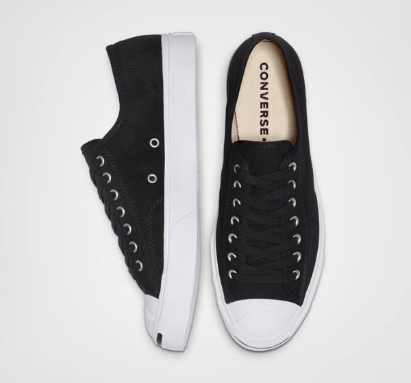 Tenisi Low Top Converse Jack Purcell Panza Negrii Albi | CV-287IHK