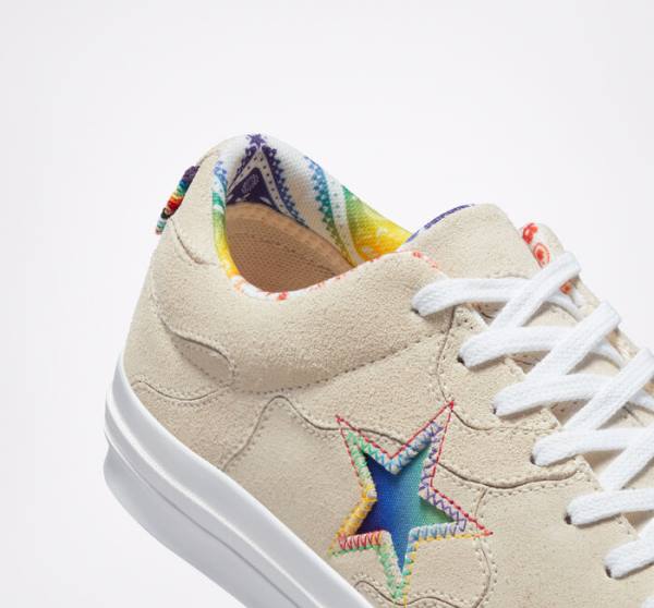 Tenisi Low Top Converse One Star Pride Rosii | CV-128VTU