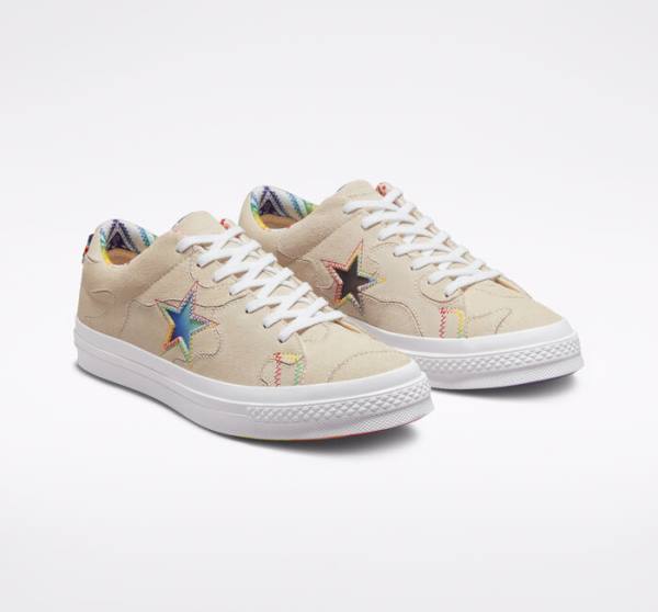 Tenisi Low Top Converse One Star Pride Rosii | CV-128VTU