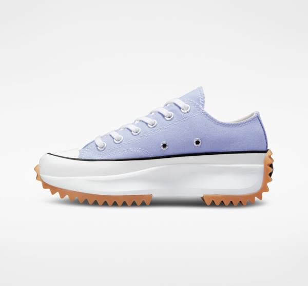 Tenisi Low Top Converse Run Star Hike Platforma Seasonal Color Albastri Albi Negrii | CV-258CPE