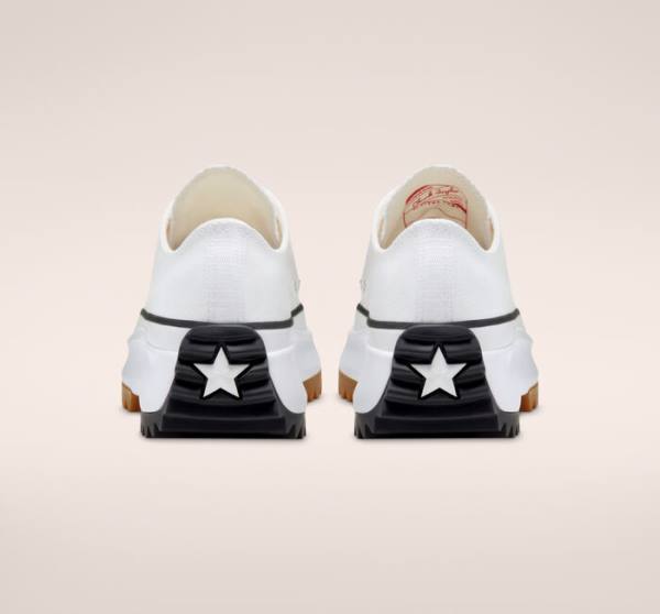 Tenisi Low Top Converse Run Star Hike Platforma Albi Negrii | CV-498GBJ