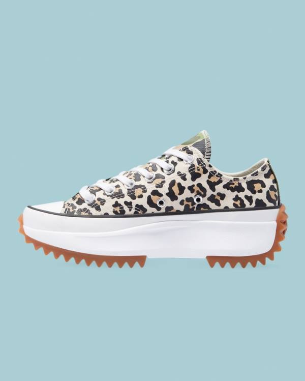 Tenisi Low Top Converse Run Star Hike Wild Archive Leopard | CV-732ZIF