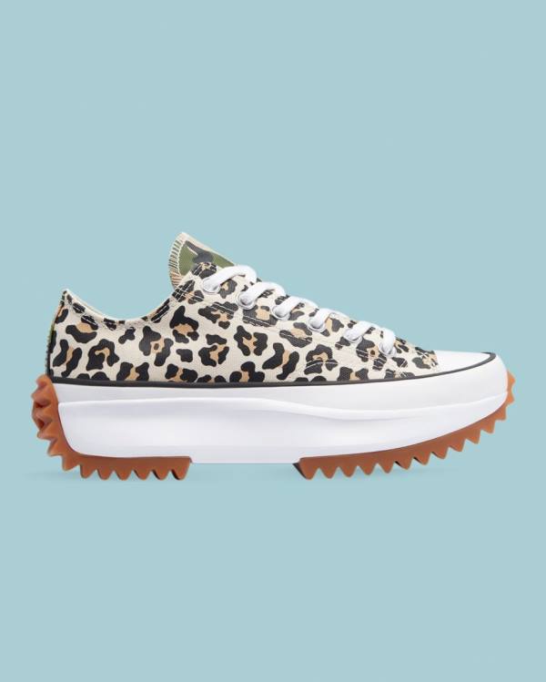 Tenisi Low Top Converse Run Star Hike Wild Archive Leopard | CV-732ZIF