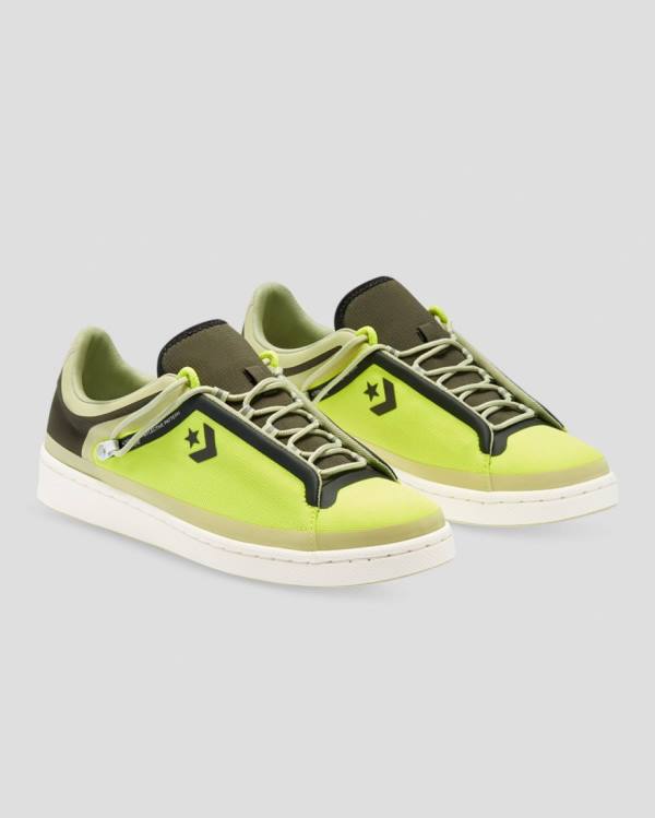 Tenisi Low Top Converse Seam Tape Pro Piele Verzi | CV-481WQX